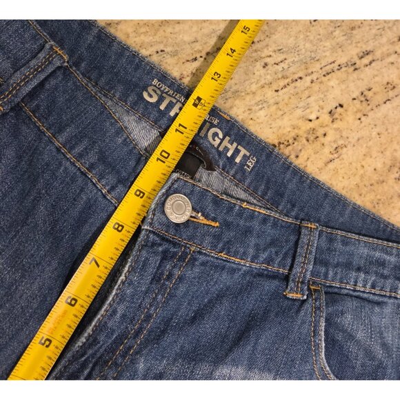 Lot of 2 New York & Co Boyfriend Low Rise Straight Leg Women sz 14 Jeans & Capri - Picture 14 of 16